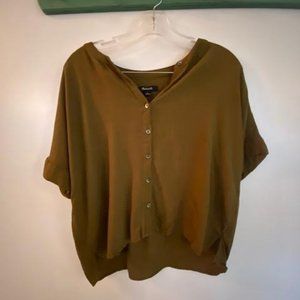 Madewell women's button up blouse